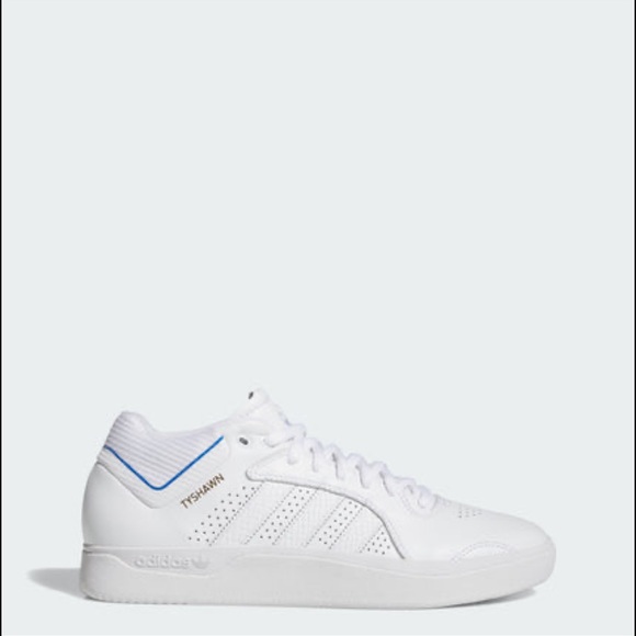 adidas Other - NEW!! Adidas Tyshawn White and Blue Sneakers